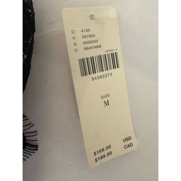 Anthropologie NWT V-Neck Open Back Animal Print Black And White Slip Midi Dress - Picture 7 of 9